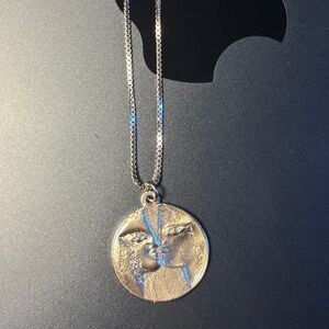 Soldout Mercii Unity Coin Necklace Sterling Silver
